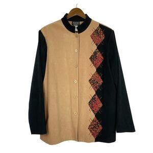 Koos of Course! | Vintage Black & Tan Suede Button Down Shirt Shacket